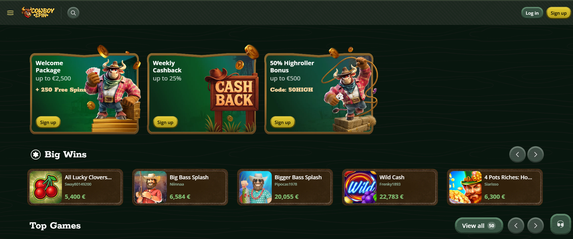 Cowboyspin Casino Login